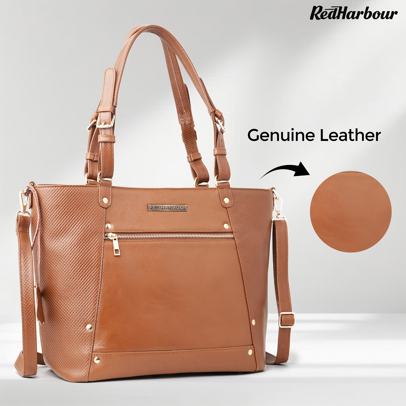 The Chelsea Tote - CARAMEL BROWN - Image 3