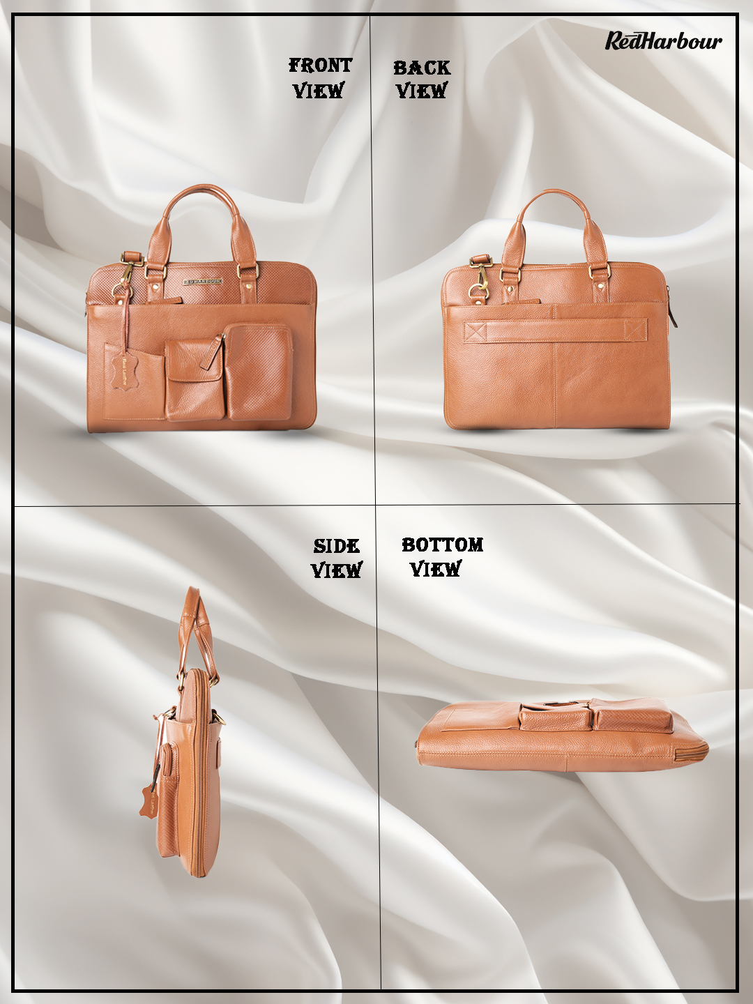 Manhatten Laptop Bag BROWN - Image 2