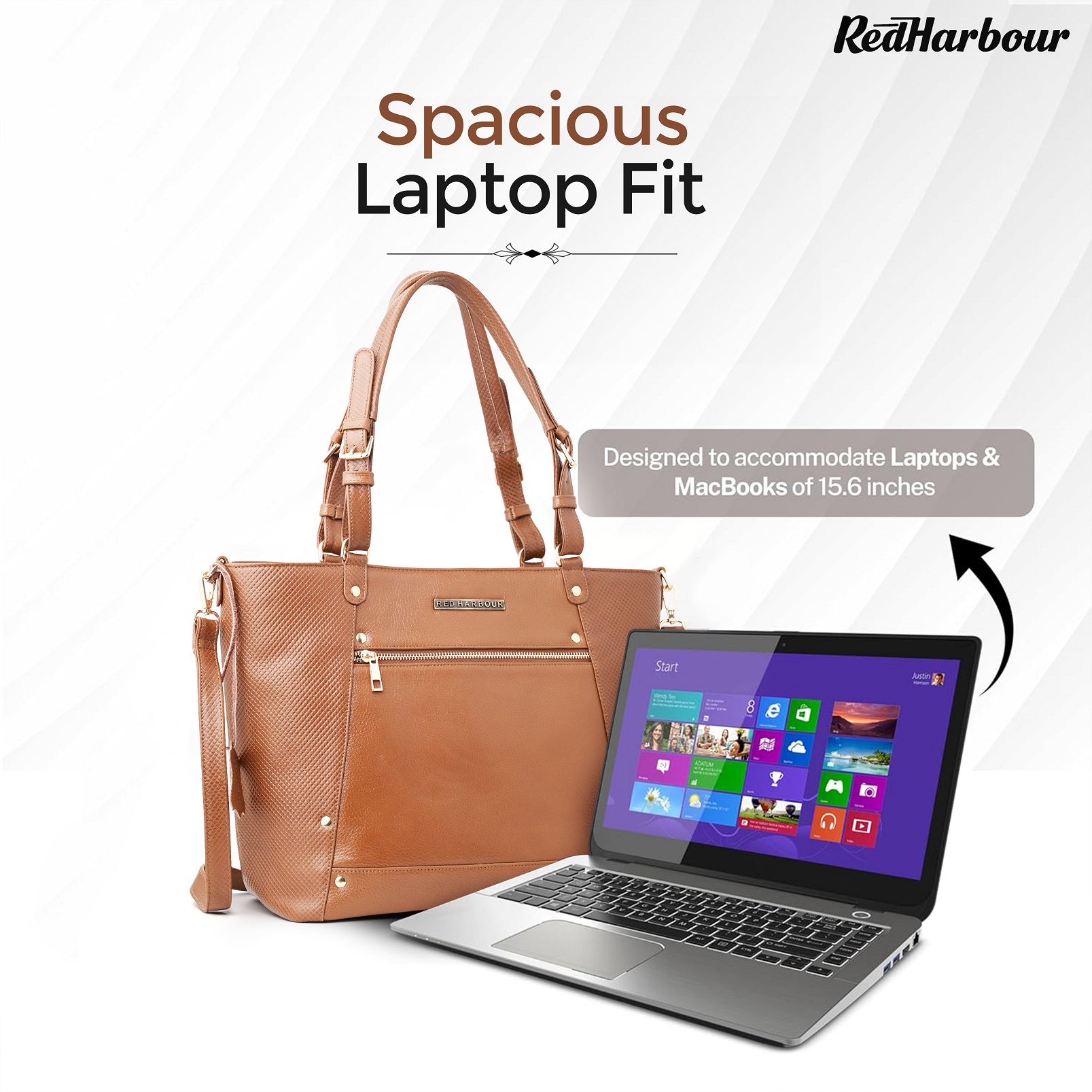 The Chelsea Tote - CARAMEL BROWN - Image 5