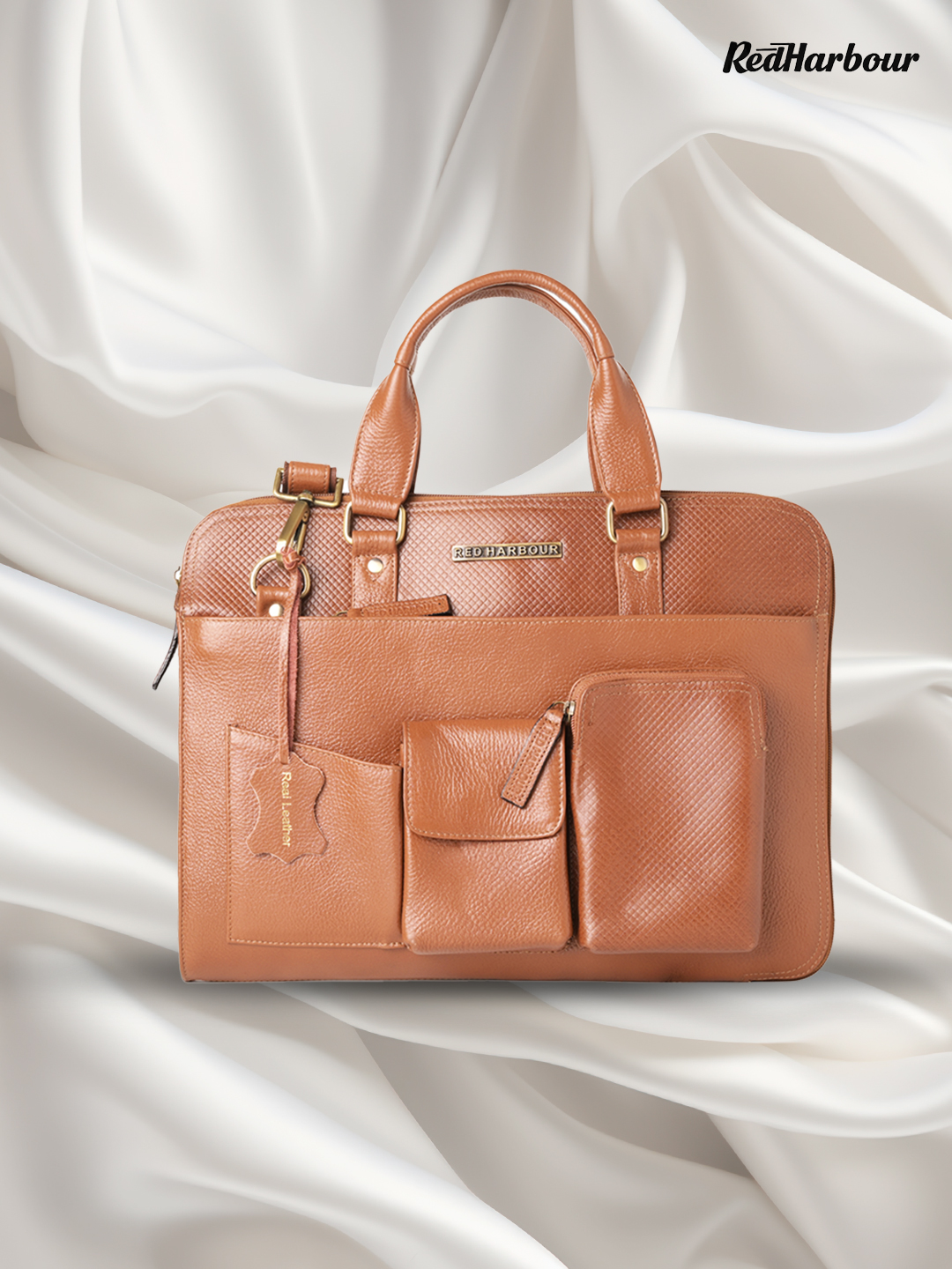 Manhatten Laptop Bag BROWN - Image 4