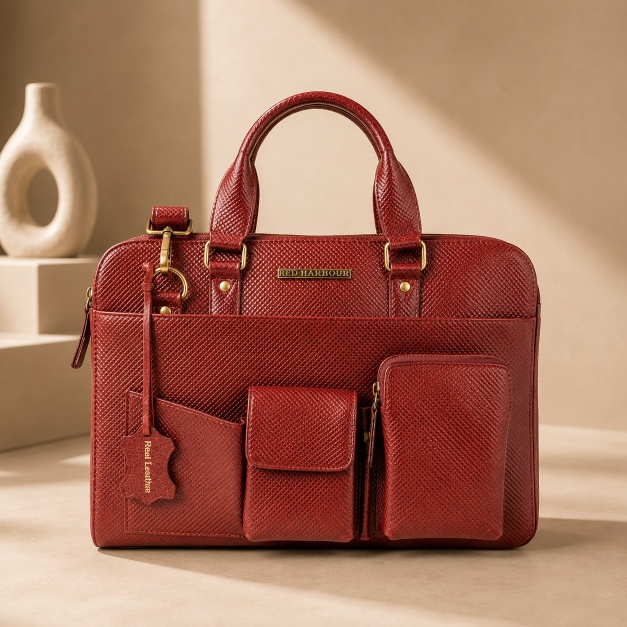 Manhatten Laptop Bag RED