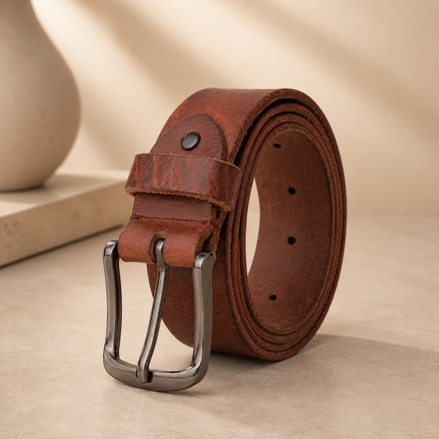 Red Harbour Rustic Casual Leather Belt