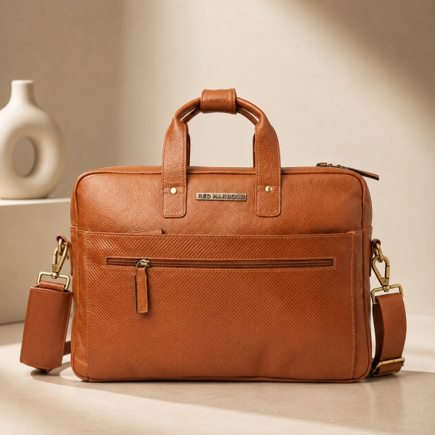 Red Harbour Elite Carry Laptop Bag TAN